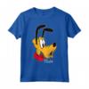 HapTiger Mickey And Friends Pluto Big Face Signature Maglietta - Officially Licensed Disney Apparel - Collectible Merchandise