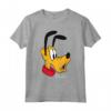HapTiger Mickey And Friends Pluto Big Face Signature Maglietta - Officially Licensed Disney Apparel - Collectible Merchandise