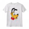 HapTiger Mickey And Friends Pluto Big Face Signature Maglietta - Officially Licensed Disney Apparel - Collectible Merchandise
