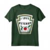 I Love Ketchup - Maglietta da Ketchup per Amanti con Costume Divertente - Regalo Ideale per Amanti del Ketchup