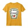 I Love Ketchup - Maglietta da Ketchup per Amanti con Costume Divertente - Regalo Ideale per Amanti del Ketchup