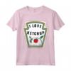 I Love Ketchup - Maglietta da Ketchup per Amanti con Costume Divertente - Regalo Ideale per Amanti del Ketchup