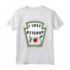 I Love Ketchup - Maglietta da Ketchup per Amanti con Costume Divertente - Regalo Ideale per Amanti del Ketchup