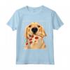 Golden Retriever che mangia - Cane con una fetta di pizza Maglietta - Ideale per gli Amanti dei Cani e della Pizza