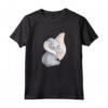 HapTiger Dumbo Over The Shoulder Pose Pastel Maglietta - Officially Licensed Vintage Dumbo Shirts for Men, Women, Boys, and Girls