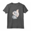 HapTiger Dumbo Over The Shoulder Pose Pastel Maglietta - Officially Licensed Vintage Dumbo Shirts for Men, Women, Boys, and Girls