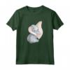 HapTiger Dumbo Over The Shoulder Pose Pastel Maglietta - Officially Licensed Vintage Dumbo Shirts for Men, Women, Boys, and Girls