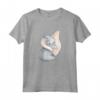 HapTiger Dumbo Over The Shoulder Pose Pastel Maglietta - Officially Licensed Vintage Dumbo Shirts for Men, Women, Boys, and Girls