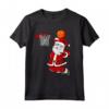 Babbo Natale Dunk Basket - Divertente Maglietta Uomo per la Festa di Natale - Idea Regalo per Bambini e Giocatori di Basket