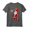 Babbo Natale Dunk Basket - Divertente Maglietta Uomo per la Festa di Natale - Idea Regalo per Bambini e Giocatori di Basket