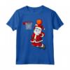 Babbo Natale Dunk Basket - Divertente Maglietta Uomo per la Festa di Natale - Idea Regalo per Bambini e Giocatori di Basket