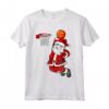 Babbo Natale Dunk Basket - Divertente Maglietta Uomo per la Festa di Natale - Idea Regalo per Bambini e Giocatori di Basket