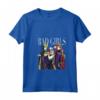 HapTiger Villains Bad Girls Group Shot Painted Maglietta con Collo a V - Official Licensed Apparel for Fans - Buy Now