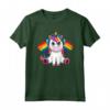 Unicorno Gay Orgoglio LGBT T-shirt - Maglietta Lesbiche Arcobaleno Bandiera - Sostegno alla Comunità LGBTQ+ con la scritta