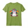 Unicorno Gay Orgoglio LGBT T-shirt - Maglietta Lesbiche Arcobaleno Bandiera - Sostegno alla Comunità LGBTQ+ con la scritta