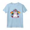 Unicorno Gay Orgoglio LGBT T-shirt - Maglietta Lesbiche Arcobaleno Bandiera - Sostegno alla Comunità LGBTQ+ con la scritta