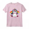 Unicorno Gay Orgoglio LGBT T-shirt - Maglietta Lesbiche Arcobaleno Bandiera - Sostegno alla Comunità LGBTQ+ con la scritta