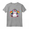 Unicorno Gay Orgoglio LGBT T-shirt - Maglietta Lesbiche Arcobaleno Bandiera - Sostegno alla Comunità LGBTQ+ con la scritta