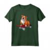 Inglese Bulldog equitazione Skateboard Proprietario Cane Slogan Maglietta - Taglio Classico per Amanti dei Bulldog Inglesi e Skateboarder