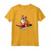 Inglese Bulldog equitazione Skateboard Proprietario Cane Slogan Maglietta - Taglio Classico per Amanti dei Bulldog Inglesi e Skateboarder