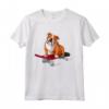 Inglese Bulldog equitazione Skateboard Proprietario Cane Slogan Maglietta - Taglio Classico per Amanti dei Bulldog Inglesi e Skateboarder