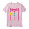 Divertente Costume da Pagliaccio Halloween per Bambini - Maglietta Arcobaleno per Carnevale e Feste a Tema