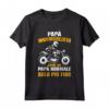 Divertente Papà Motociclista Moto Maglietta - Ride Like the Wind - Idea Regalo per Veri Appassionati di Moto