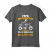 Divertente Papà Motociclista Moto Maglietta - Ride Like the Wind - Idea Regalo per Veri Appassionati di Moto