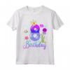 Sirena per 8° Compleanno - Maglietta Principessa Sirena per Bambina di 8 Anni - Let's Be Mermaids