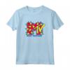 HapTiger Logo Logo a Spillo Maglietta - Merchandising Ufficiale del Canale TV Iconico - Stile Retro Anni '80