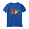 HapTiger Logo Logo a Spillo Maglietta - Merchandising Ufficiale del Canale TV Iconico - Stile Retro Anni '80