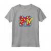 HapTiger Logo Logo a Spillo Maglietta - Merchandising Ufficiale del Canale TV Iconico - Stile Retro Anni '80