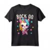 Rock Bambina, Rock Ragazza - Maglietta Unicorno Rock and Roll per Ragazze - Ideale come Regalo per Ragazze Rocker