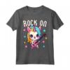 Rock Bambina, Rock Ragazza - Maglietta Unicorno Rock and Roll per Ragazze - Ideale come Regalo per Ragazze Rocker