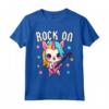Rock Bambina, Rock Ragazza - Maglietta Unicorno Rock and Roll per Ragazze - Ideale come Regalo per Ragazze Rocker