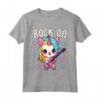 Rock Bambina, Rock Ragazza - Maglietta Unicorno Rock and Roll per Ragazze - Ideale come Regalo per Ragazze Rocker