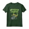 Drums Percussione T Rex - Maglietta Batterista per Bambini - Regalo Originale per Musicisti - Ideale per Natale o Compleanno