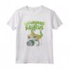 Drums Percussione T Rex - Maglietta Batterista per Bambini - Regalo Originale per Musicisti - Ideale per Natale o Compleanno
