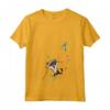 HapTiger Pocahontas Meeko Flit Colorful Leafs Fall Maglietta con Collo a V - Officially Licensed Apparel for Disney Fans - Unique and Colorful Design
