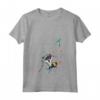HapTiger Pocahontas Meeko Flit Colorful Leafs Fall Maglietta con Collo a V - Officially Licensed Apparel for Disney Fans - Unique and Colorful Design