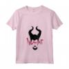 HapTiger Maleficent Mistress Of Evil Paint Stroke Text Maglietta con Collo a V - Officially Licensed Disney Apparel for Fans