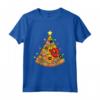 Pizza Albero di Natale Bambini Uomini Ugly Xmas Natale Maglietta - Divertente Costume Natalizio per Tutta la Famiglia