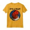 Star Wars Admiral Ackbar IT'S A TRAP! Quote Maglietta - Officially Licensed Apparel for Sci-Fi Fans - Buy Now!