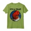 Star Wars Admiral Ackbar IT'S A TRAP! Quote Maglietta - Officially Licensed Apparel for Sci-Fi Fans - Buy Now!
