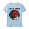 Star Wars Admiral Ackbar IT'S A TRAP! Quote Maglietta - Officially Licensed Apparel for Sci-Fi Fans - Buy Now!