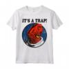 Star Wars Admiral Ackbar IT'S A TRAP! Quote Maglietta - Officially Licensed Apparel for Sci-Fi Fans - Buy Now!