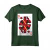 HapTiger Deadpool Wade Wilson Playing Card Maglietta - Official Marvel Merchandise for Men and Women - Chimichangas and Tacos Design
