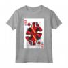 HapTiger Deadpool Wade Wilson Playing Card Maglietta - Official Marvel Merchandise for Men and Women - Chimichangas and Tacos Design
