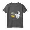HapTiger Pixar Wall-E & Eve Sparks Fly Portrait Maglietta - Officially Licensed Pixar Apparel for Fans