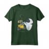 HapTiger Pixar Wall-E & Eve Sparks Fly Portrait Maglietta - Officially Licensed Pixar Apparel for Fans